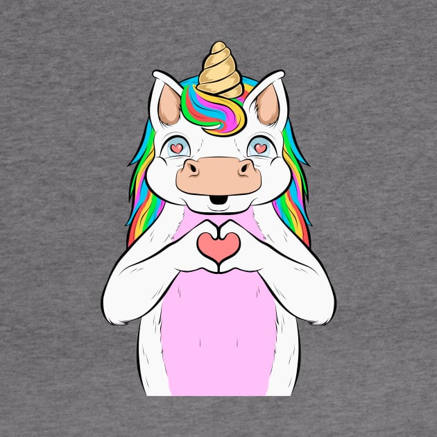 unicorn cute, funny and loving by the house of parodies